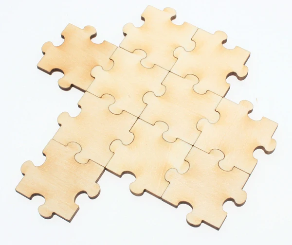 50 шт. деревянные пазлы для скрапбукинга 30 мм | Дом и сад