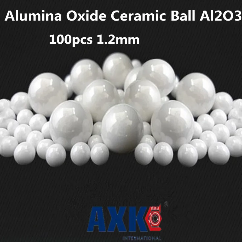 

100pcs 1.2mm 1.2 Mm Alumina Oxide Ceramic Ball Al2o3 For Bearing/pump/linear Slider/valvs Balls