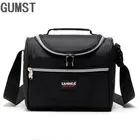 Цветная Повседневная сумка для обеда, портативная Детская сумка для обеда, для пикника на открытом воздухе, с изоляцией, портативные сумки Терма для женщин и мужчин