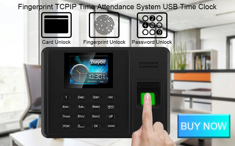 Eseye TCP/IP USB система контроля отпечатков пальцев Смарт Биометрические Часы считыватель отпечатков пальцев работник для компании