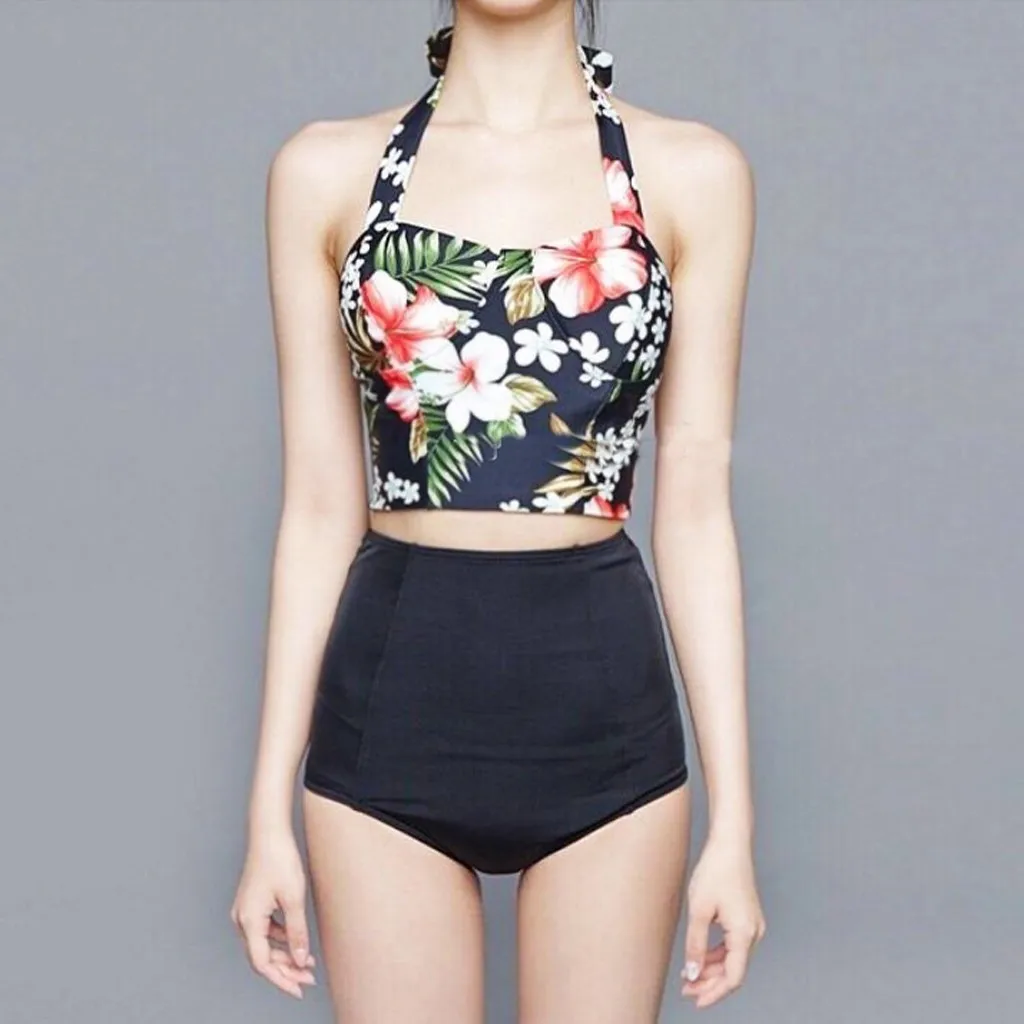 2019 New Summer Women Solid Bikini Set Push-up UnPadded Bra Swimsuit Swimwear Triangle Bather Suit Swimming | Спорт и развлечения