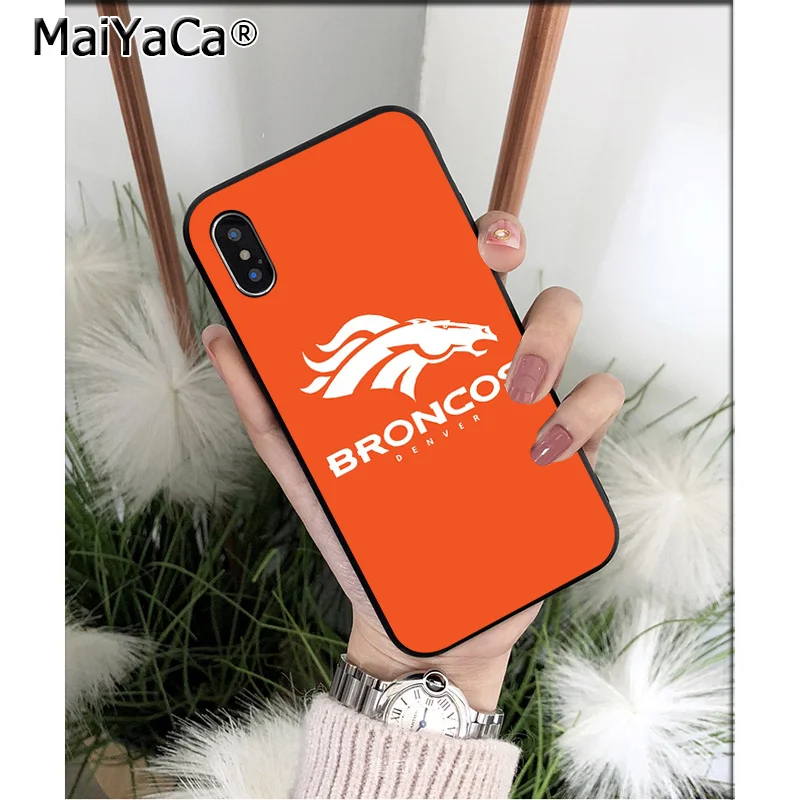 A13 Мягкий силиконовый чехол MaiYaCa Denver Broncos из ТПУ для телефона iPhone 6S 6plus 7 7plus 8 8Plus X Xs MAX 5 5S XR - Цвет: A13
