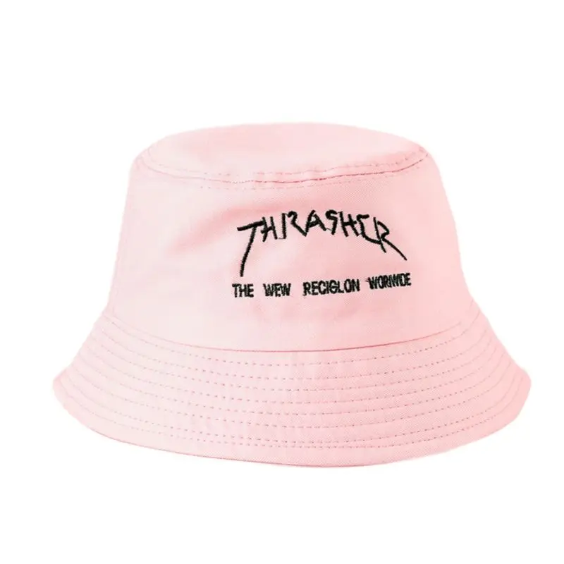 Q 22 цвета, женская, для девочек, смешная вышивка, с буквенным принтом, с широкими полями, Панама, летняя, повседневная, Harajuku, хип-хоп, Студенческая, Спортивная, Рыбацкая шапка - Цвет: Q
