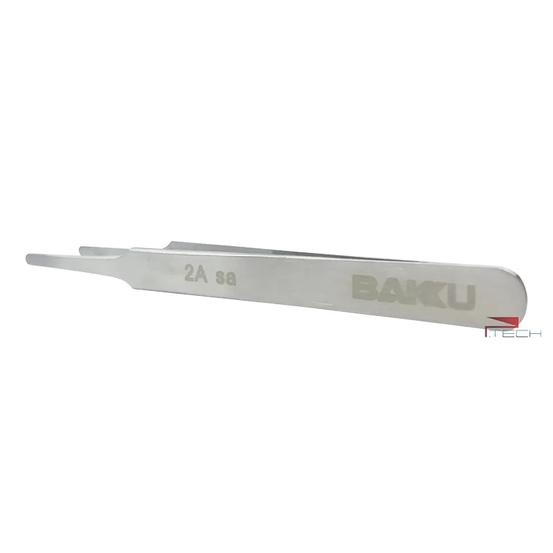 BAKU 2A-Sa Broad Tips Precision High Quality Swiss Stainless Steel Anti-Static Tweezers Repair Multi Function Tool | Инструменты