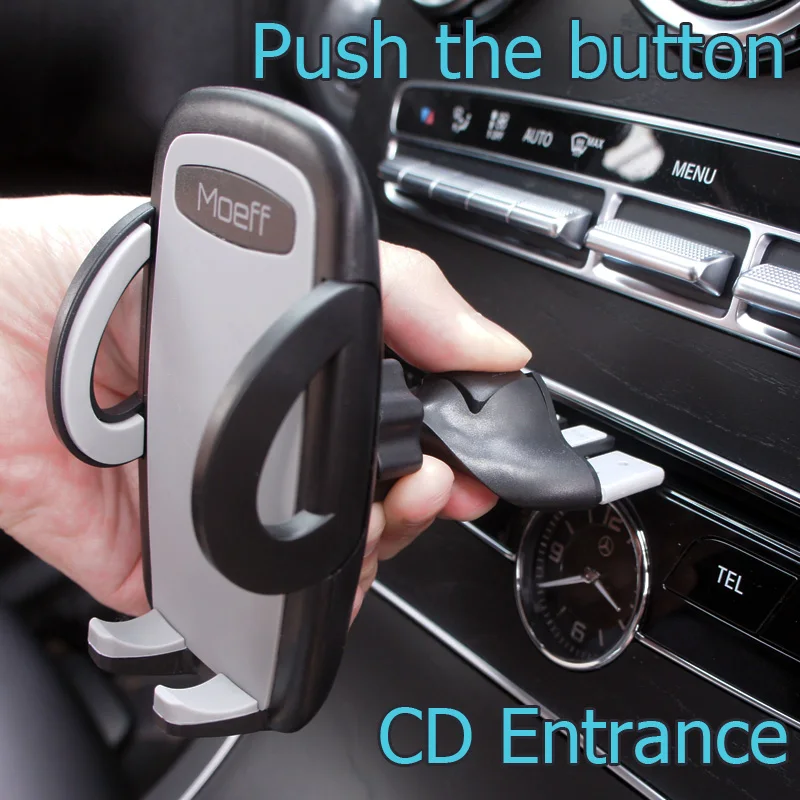 Moeff Универсальный Автомобильный держатель для смартфона Cd слота мобильного
