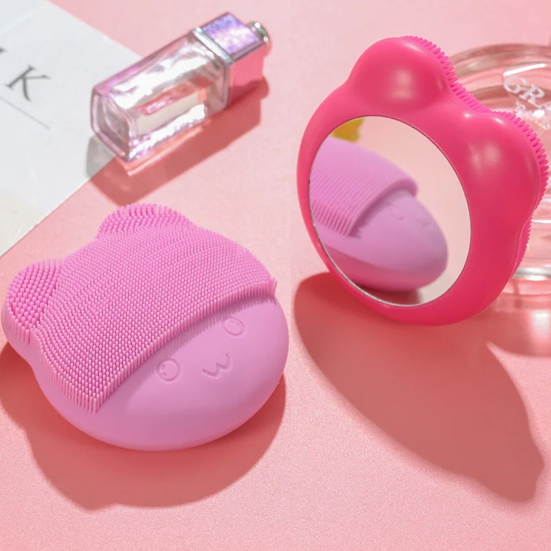 Мини зеркало Ультразвуковой Электрический силиконовый Очищающий Инструмент