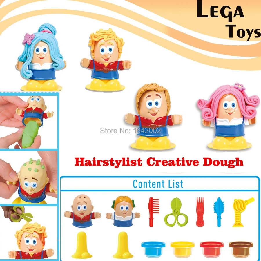3D сделай сам стилист для волос креативный тесто экологический Пластилин