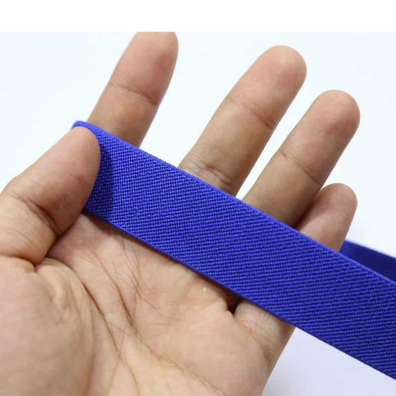 width25MM blue Желтые и синие эластичные ленты 25 мм эластичные ленты сумки для одежды брюки эластичные резиновые DIY Швейные аксессуары Резиновая лента - Цвет: width25MM blue