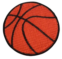 custom embroidered patches basketball sport applique iron sew on patch can be customized factory direct promotional gifts