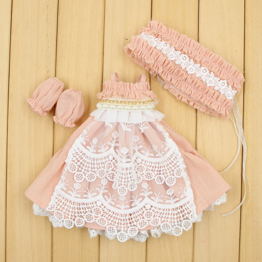 Одежда для кукол DBS blyth новый изящный костюм Лолиты головной убор высокого