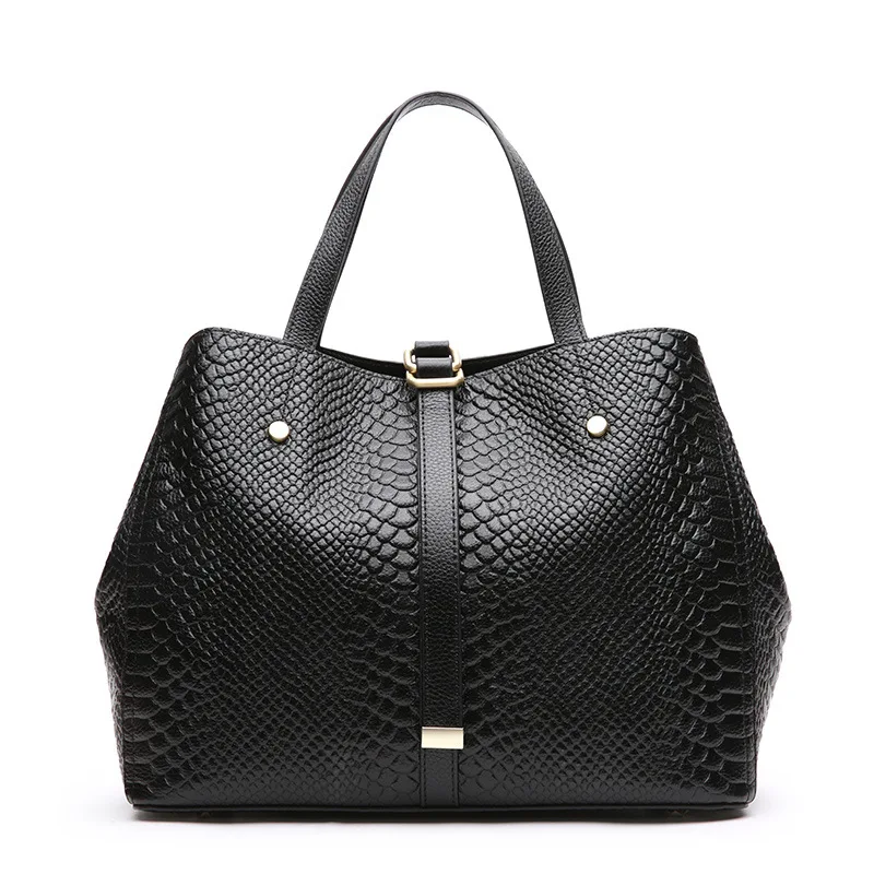 Из натуральной коровьей кожи женская Для Женщин Натуральной Змеиной сумки Сумка