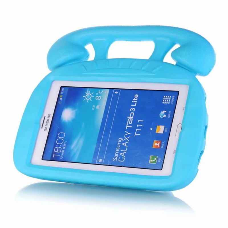 Для Samsung Galaxy Tab 3 7 0 &quotT110 T113 T210 P3200 EVA противоударный стационарный телефон дети