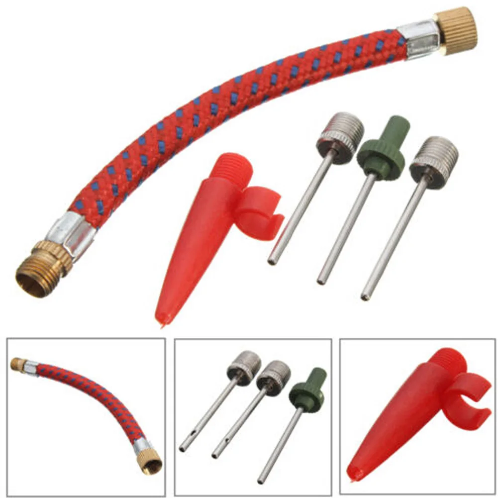 Иглы для накачивания + надувной Насадка гибкий шланг подачи воздуха клапан