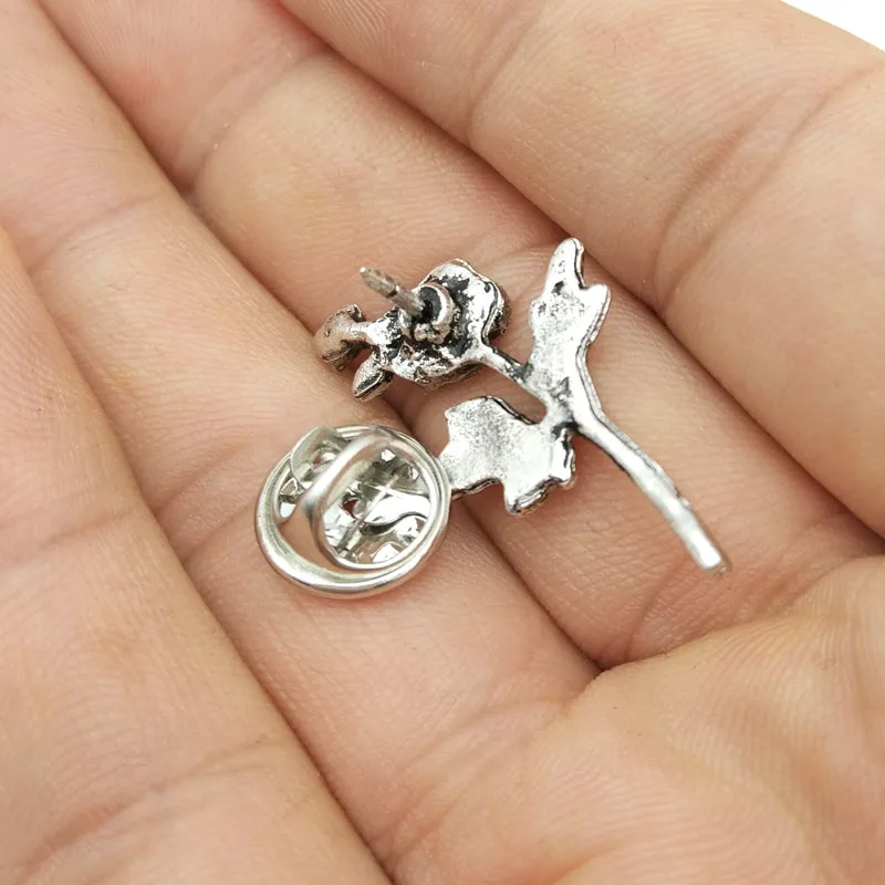 Лот 2 шт милый растительный корсаж маленький цветок Роза брошь булавки воротник