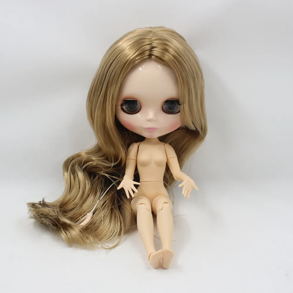 Ледяной DBS Blyth кукольные нет. BL3504 шарнирное тело светлые вьющиеся волосы из белой