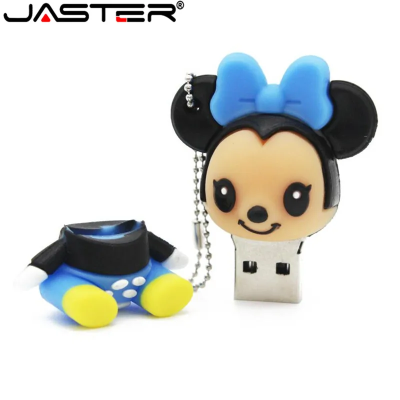 JASTER флэш-накопитель мультфильм Минни флэш-карта с usb интерфейсом 32 ГБ/16 ГБ/8 ГБ 2 0