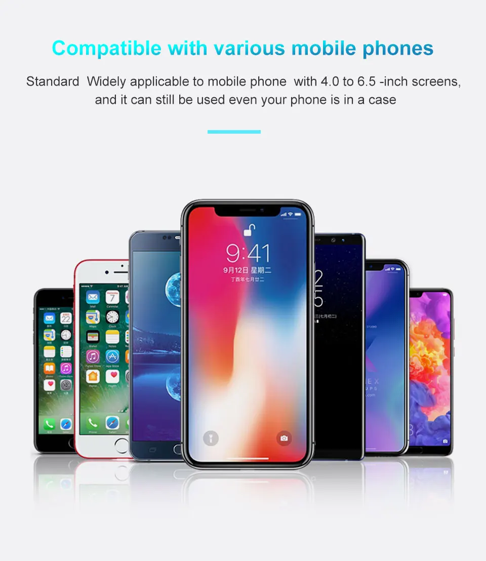 Coolreall Qi Беспроводное зарядное устройство, автомобильный держатель для IPhone XR XS Max X samsung, автоматический интеллектуальный датчик, быстрое крепление на вентиляционное отверстие