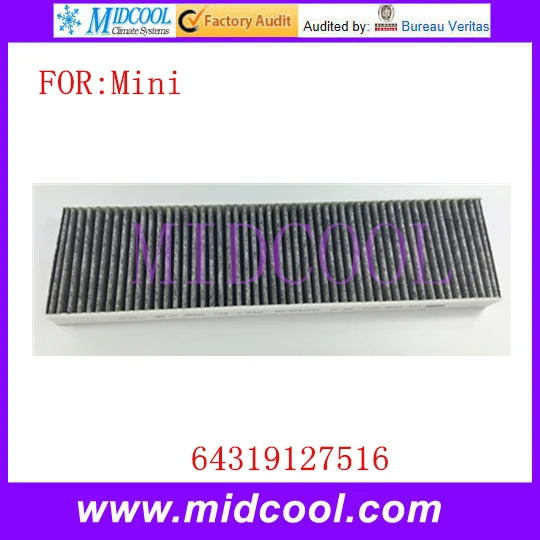 Новый фильтр для кондиционера OEM 64319127516 Mini Cooper|filter air|filter air conditionerfilter for conditioner |