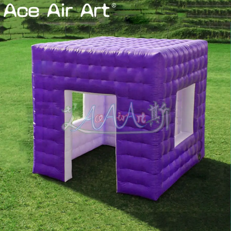 

Durable designed inflatable vendor cube tent,stand station,concession Sampling booth bar foods kiosk with survice counters