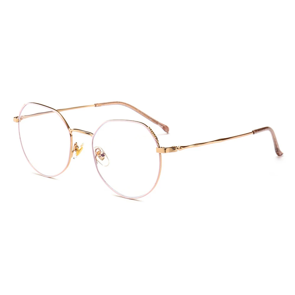 

Women Retro Computer Glasses Anti Blue Light Blocking Glasses Lentes Anti Luz Azul Metal Eyewear ZJH310211-SDF