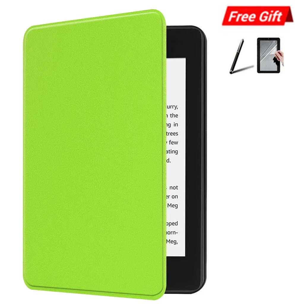 Умный чехол для нового Kindle Paperwhite 4 умный тонкий кожаный чехол для сна с откидной крышкой чехол для планшета чехол для Coque