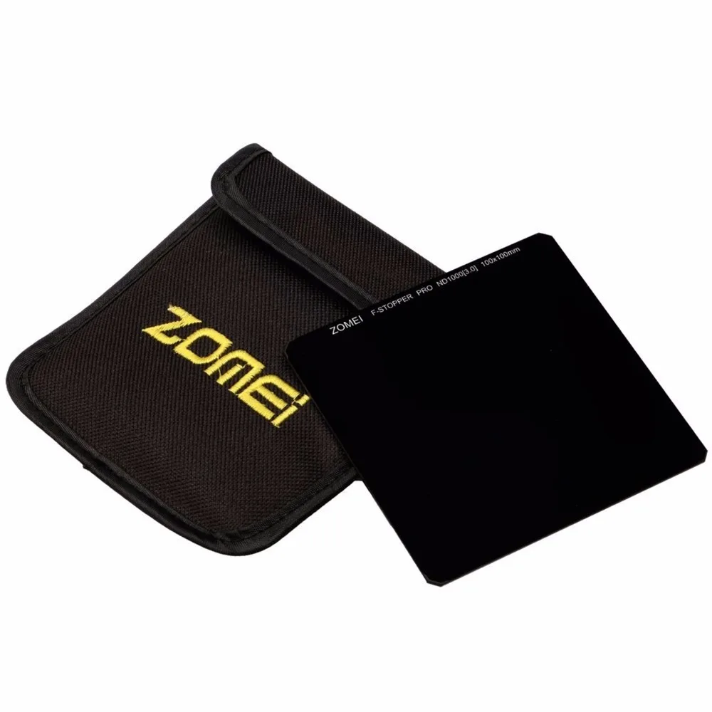 ZOMEI Pro 100*100 мм оптическое стекло нейтральной плотности ND1000 ND64 ND8 квадратный фильтр