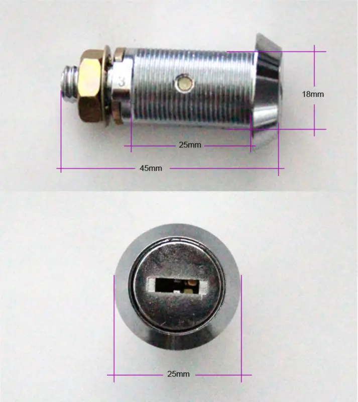 10 шт./лот аркадный дверной замок с монетами машина для пинбола двойным