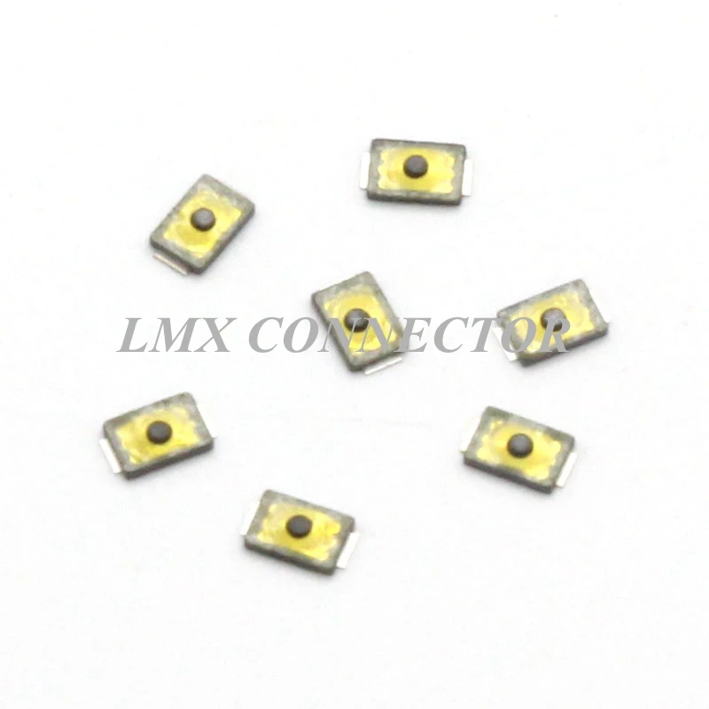Желтые кнопочные переключатели 500 шт. 2x3x0 6 мм SMD 2P 0 5a 12 В для камеры мобильного