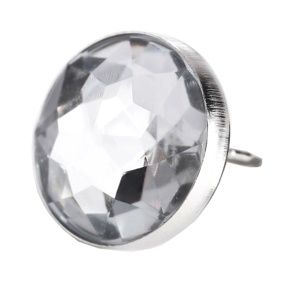 Искусственное Хрустальное стекло с пуговицами обивка изголовье кровати