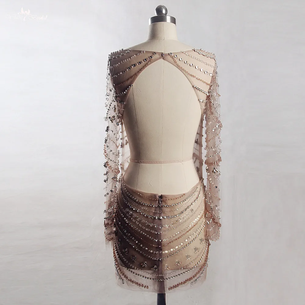RSE822 Yiaibridal реальные фотографии работы сексуальное иллюзионное коктейльное