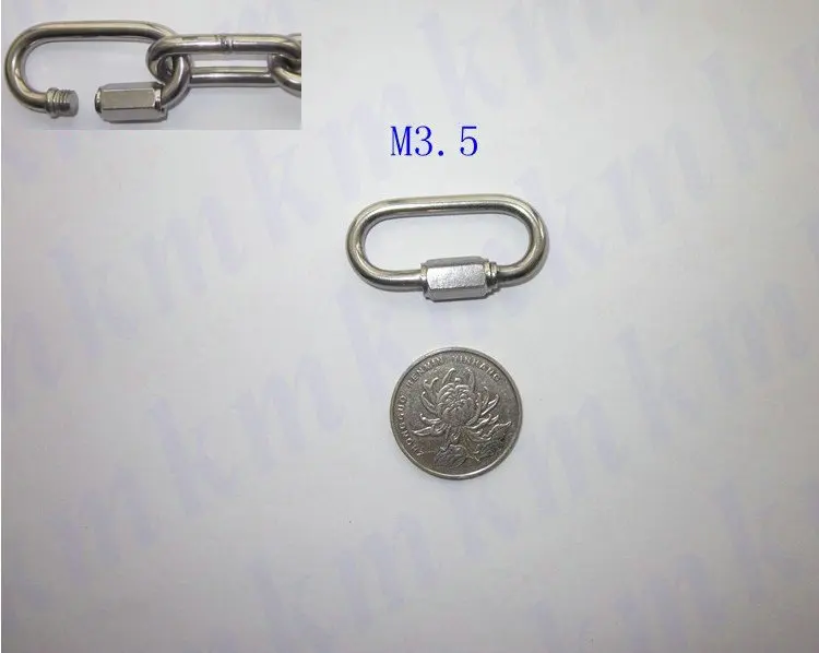 Бесплатная доставка оптовая продажа M3.5 Высокопрочное быстросъемное звено цепи