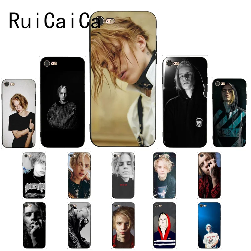 RuiCaiCa Россия рэппер Фараон мягкий черный чехол для телефона iPhone 8 7 6 6S 6plus X XS MAX 5 5S SE