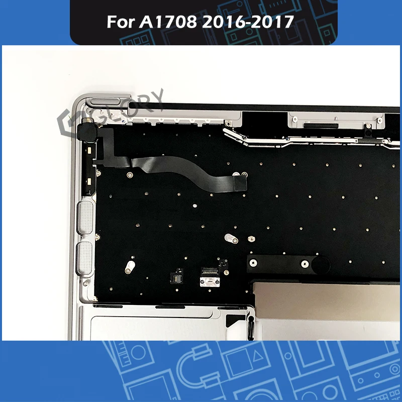 Космический серый A1708 Топ чехол макет Великобритании для MacBook Pro retina 1" A1708 Подставка для рук чехол с клавиатурой MLL42 MPXQ2