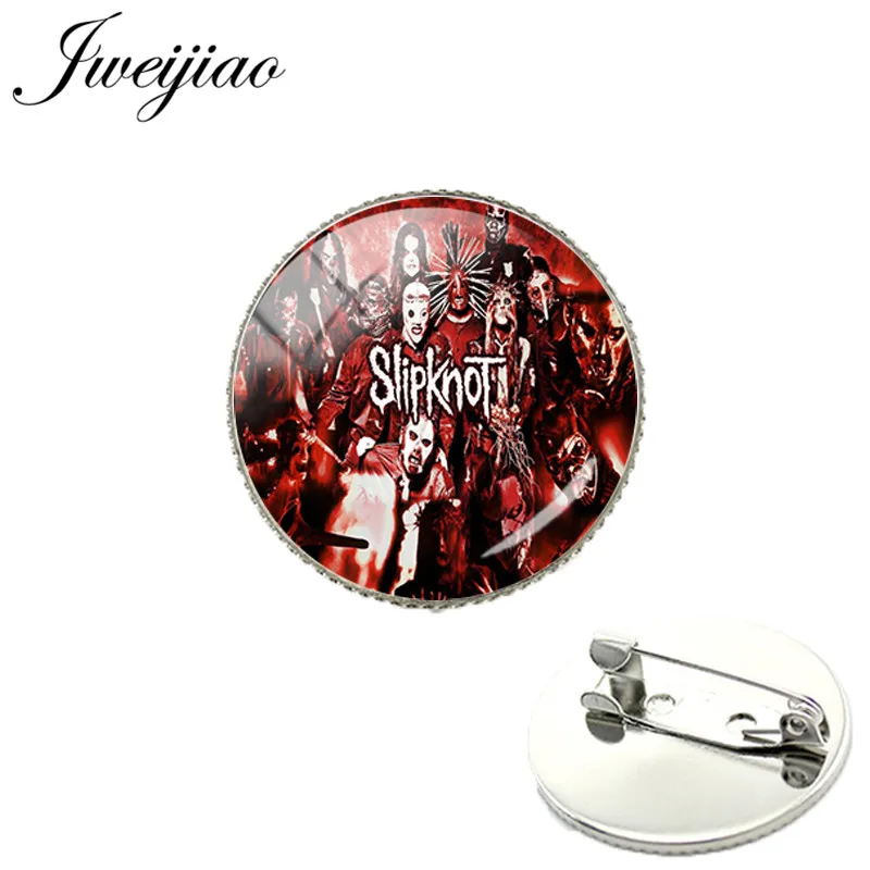 SL87 JWEIJIAO,, рок-группа, My Chemical Romance, броши, Slipknot, музыкальная группа, булавки для модных мальчиков и девочек, сумка, украшение одежды SL100 - Окраска металла: SL87