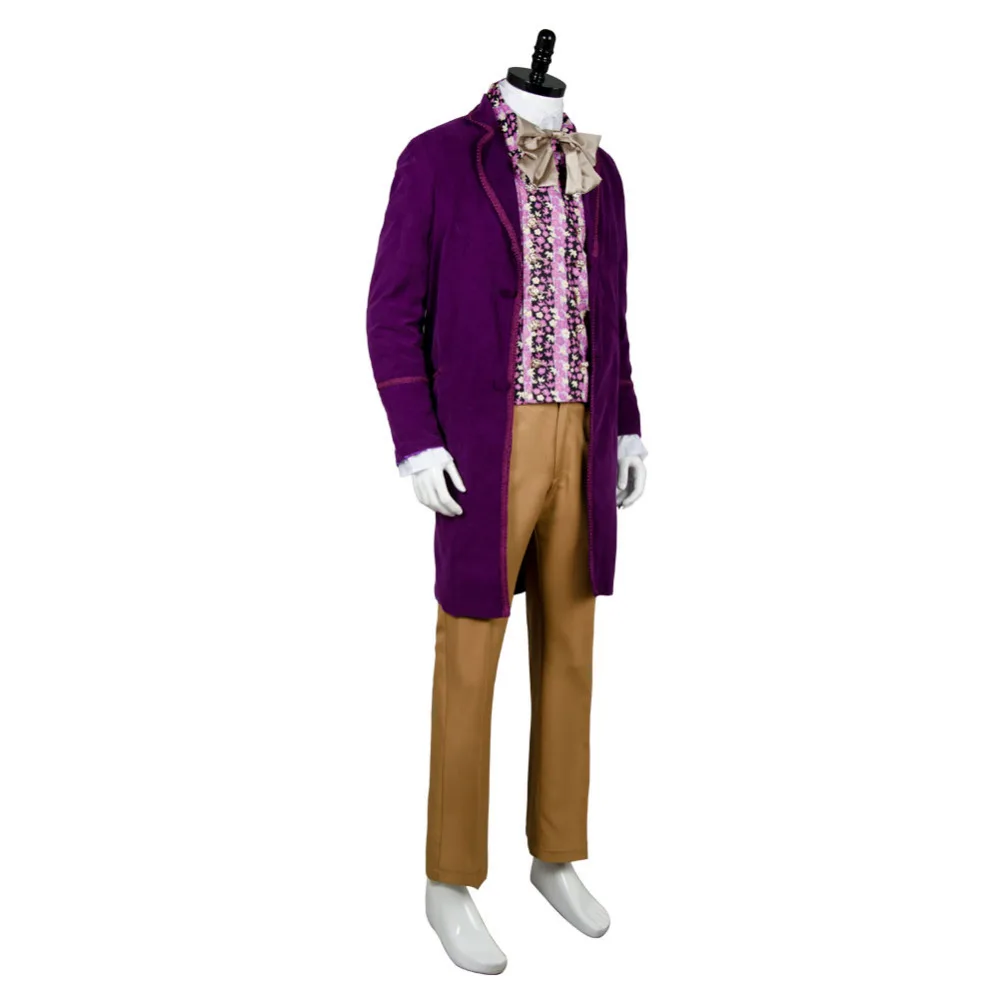 Вилли Вонка и шоколадная фабрика 1971 Косплей Костюм|cosplay costume|willy wonkachocolate factory costume |