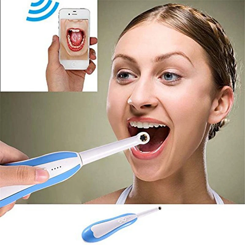 Беспроводной HD эндоскоп с Wi Fi интраоральная камера IP67 Светодиодный