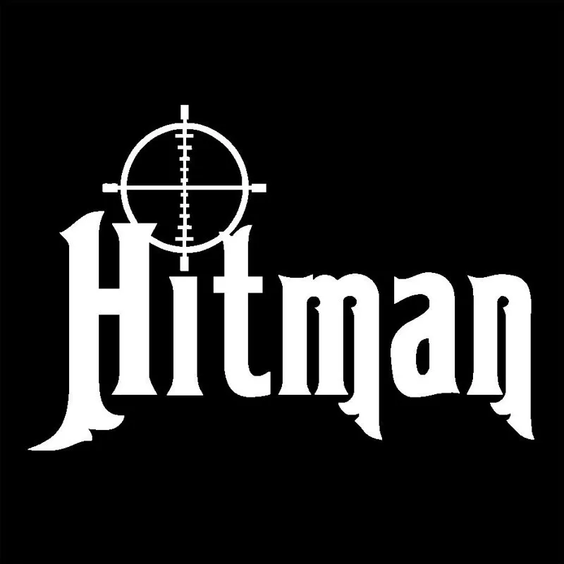 

15.3X10.6CM HITMAN Gunsight Vinyl Decal Originality Car Stickers S8-0022