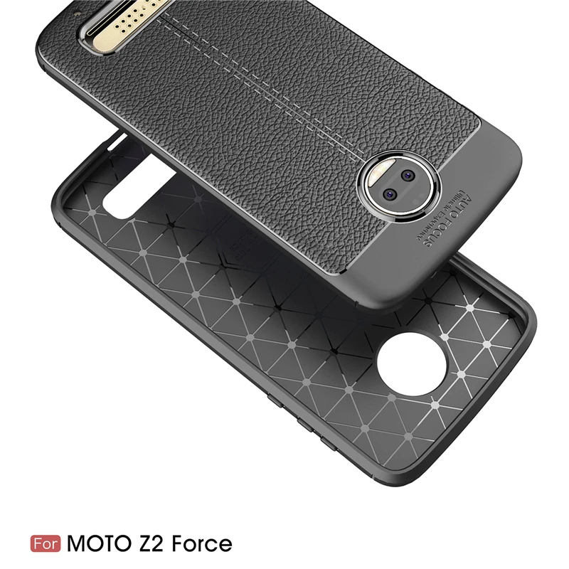For Moto Z2 Force Cover Case Motorola MOTO Z3 Play Premium Original Silicone Leather Coated Protective Soft Shell | Мобильные