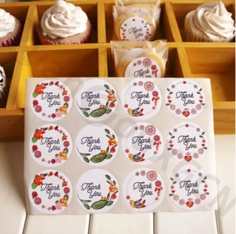 120 шт. этикетки-наклейки на День Благодарения | Дом и сад