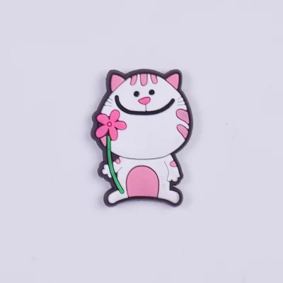 06 Мини мультфильм животных силиконовые магниты доска стикер для холодильника магниты на холодильник дети подарок украшение дома - Цвет: 06