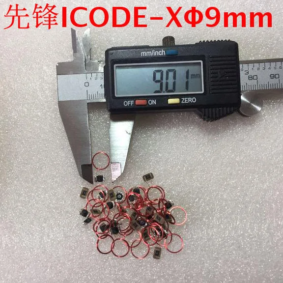 Diameter 9mm I*c*o-d*e-X COB ISO15693 13.56MHz IC coil and chip RF passive antennas with chips | Безопасность и защита