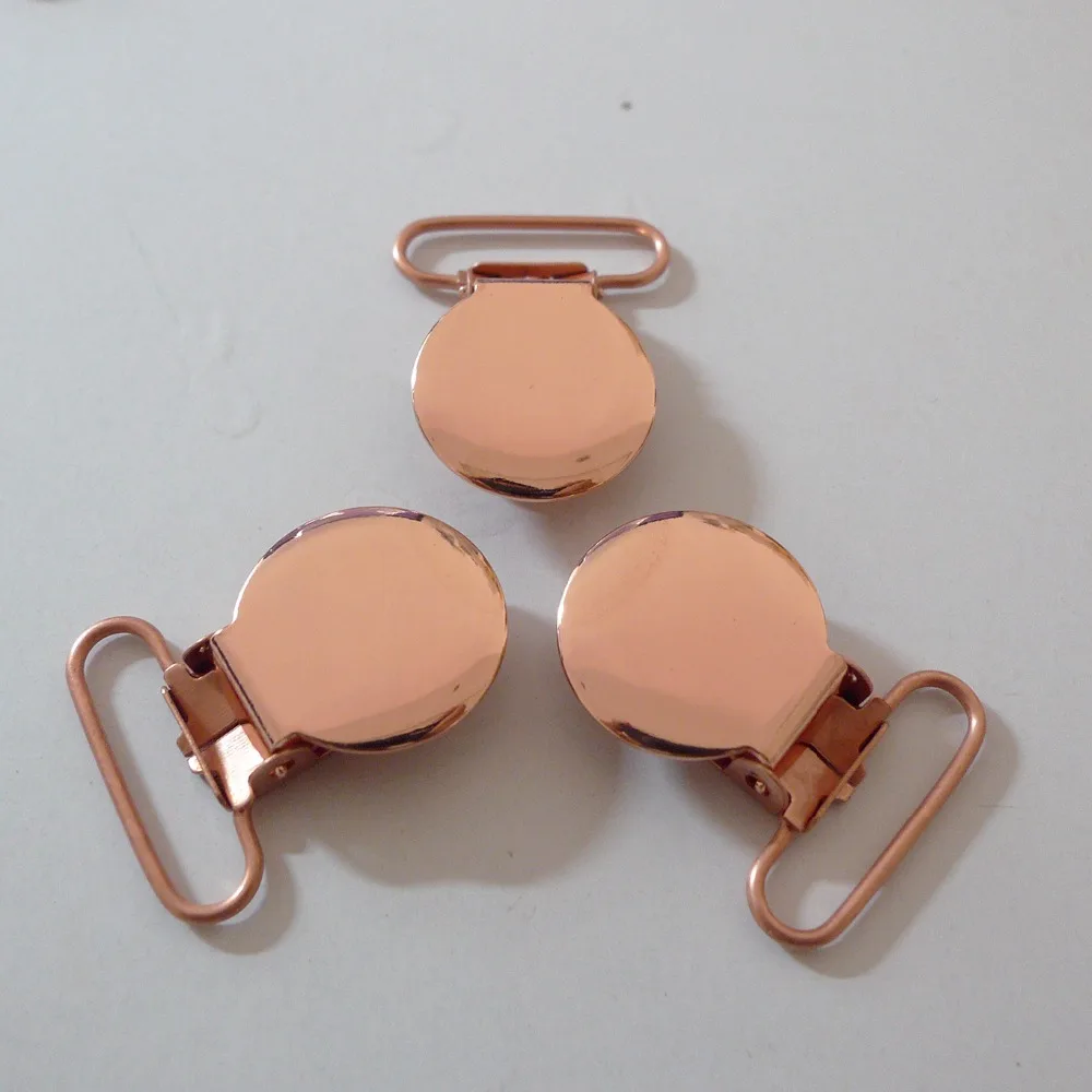 Медные зажимы для соски розового и золотого цвета 25 шт. 1 дюйм мм|pacifier clips|clip