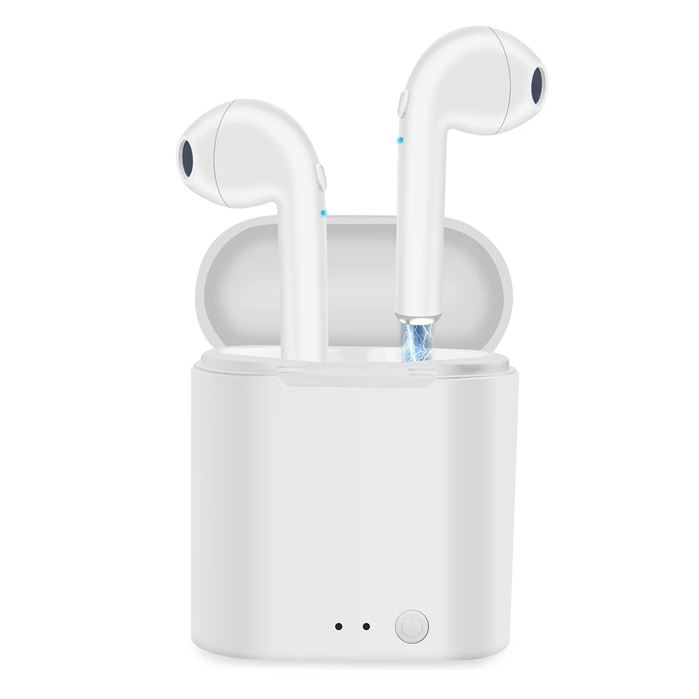Мини I7S Беспроводная Bluetooth гарнитура спортивные наушники приемник стерео для iPhone