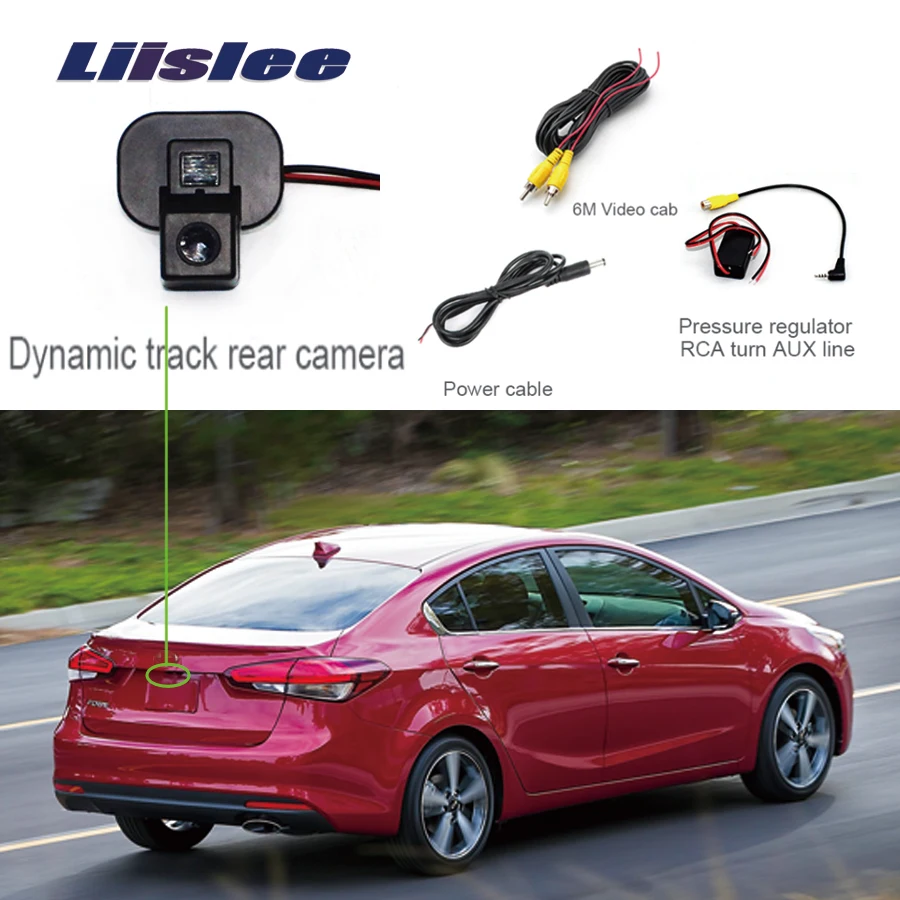 Liislee автомобильная парковочная камера заднего вида hd для KIA Forte Cerato 2008 ~ 2012