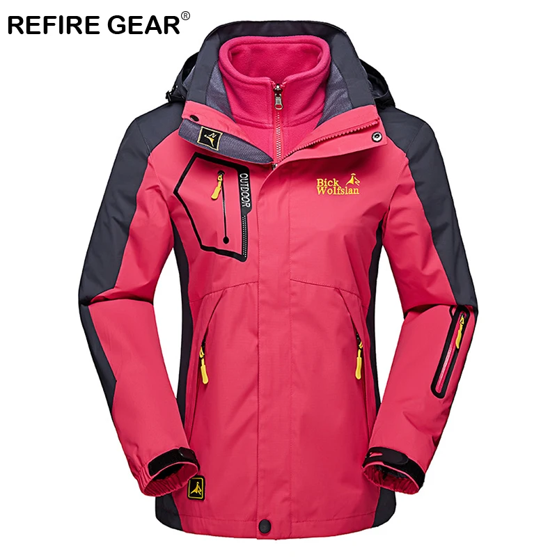 ReFire Gear Осенняя уличная охотничья одежда куртки женская теплая ветровка верхняя