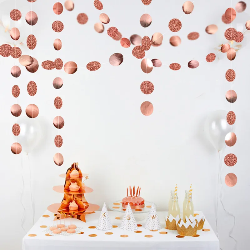 4M Twinkle Star Snowflake Paper Garlands Pendant Ornaments Christmas Decorations for Home New Year Noel Accessories Navidad