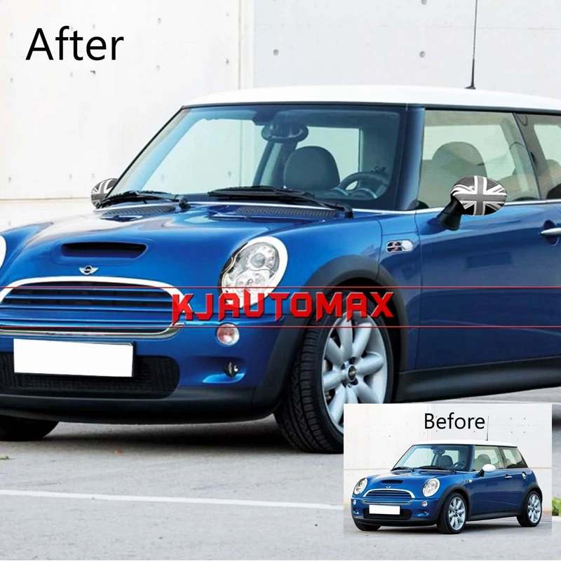 Автостайлинг для MINI COOPER R50 R52 R53 крышка бокового зеркала 2001-06 (левое рулевое