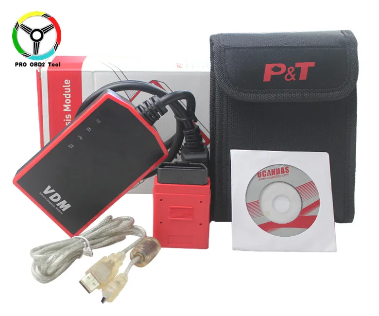 VDM UCANDAS V3.9 WiFi USB полная система Ucandas VDM диагностический инструмент обновление онлайн Автомобильный сканер для большинства автомобилей DHL бесплатно