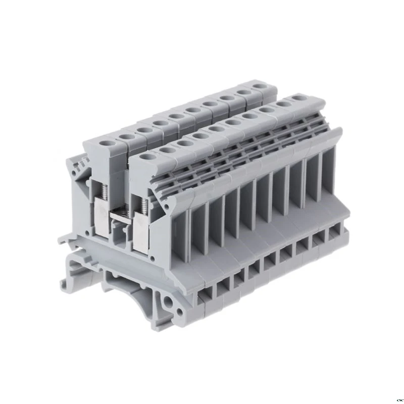 10 шт./компл. UK-2.5B клеммной колодки винт общего Применение PCB Din Rail проводки Termianl