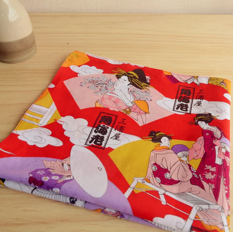 Японский хлопок furoshiki 100%/японская классика напечатанный Рисунок 50 см/много видов
